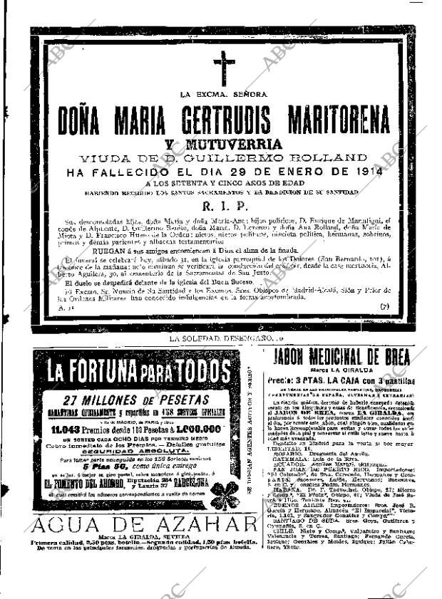 ABC MADRID 31-01-1914 página 21