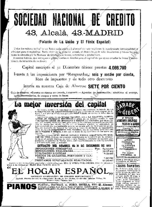 ABC MADRID 31-01-1914 página 23
