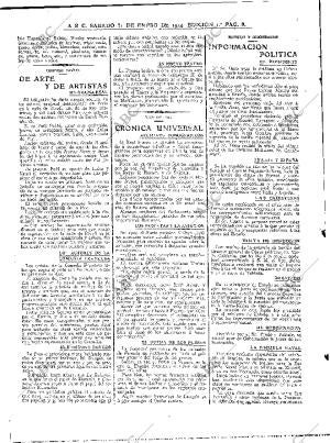 ABC MADRID 31-01-1914 página 8
