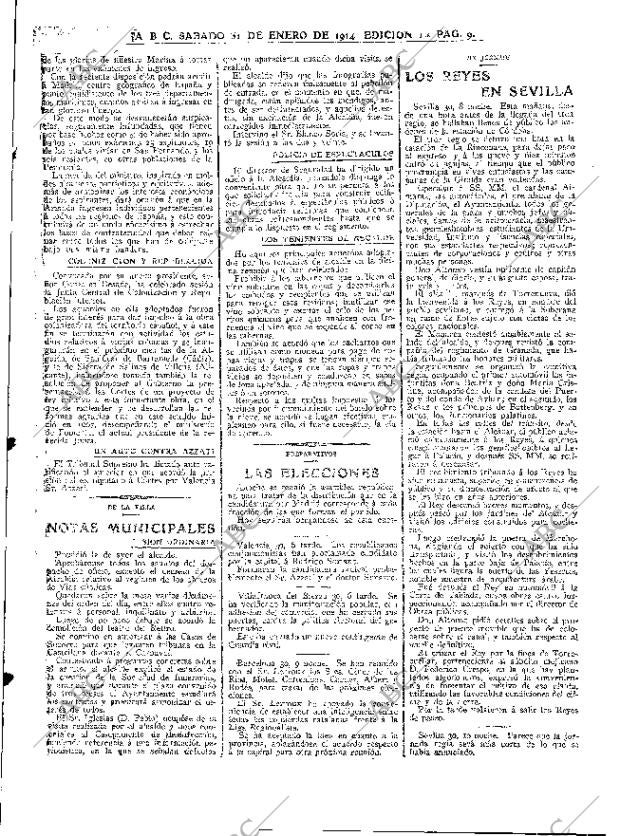 ABC MADRID 31-01-1914 página 9