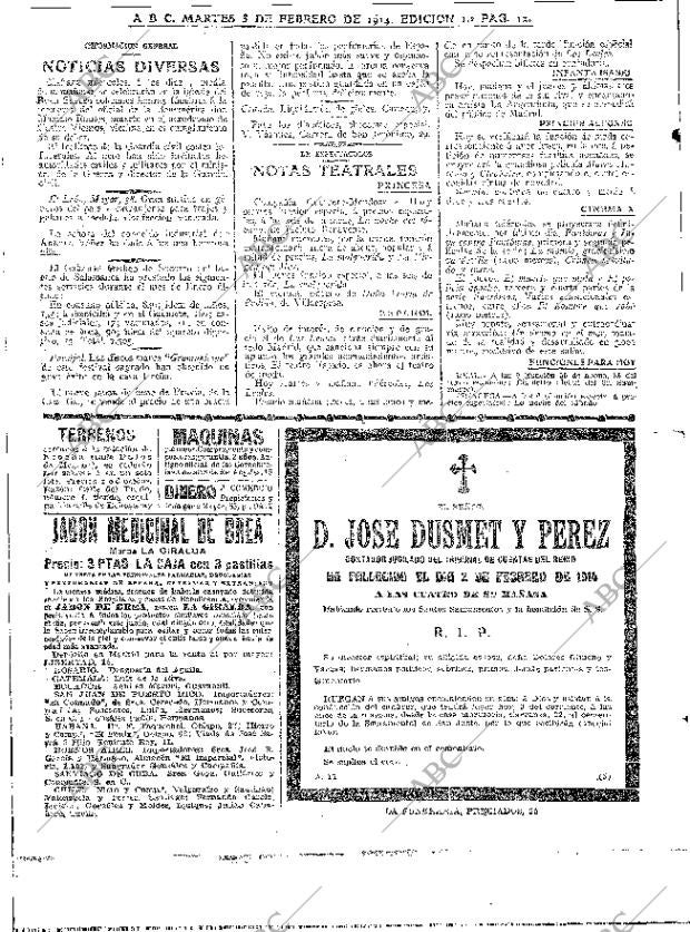 ABC MADRID 03-02-1914 página 12