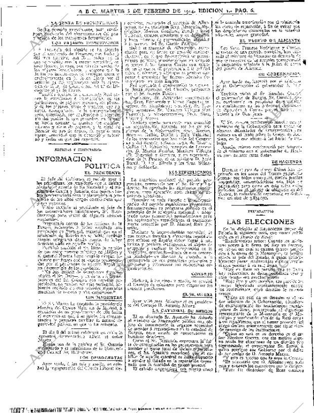 ABC MADRID 03-02-1914 página 6