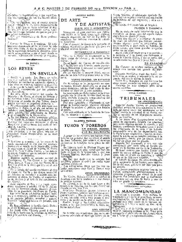 ABC MADRID 03-02-1914 página 7