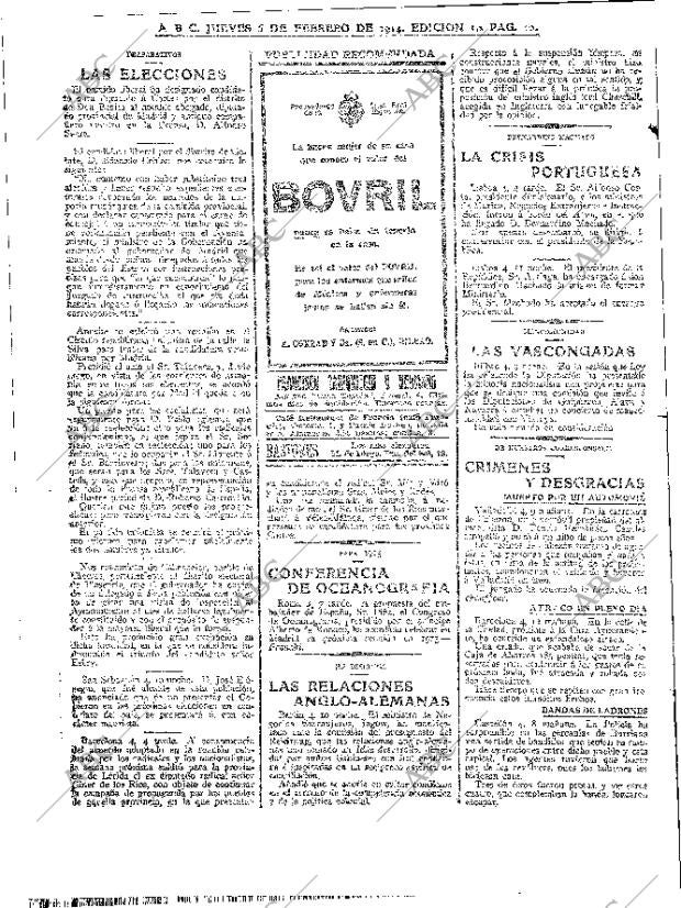 ABC MADRID 05-02-1914 página 10