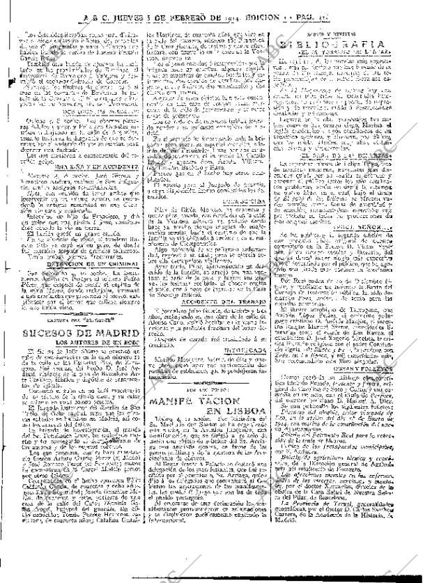 ABC MADRID 05-02-1914 página 11