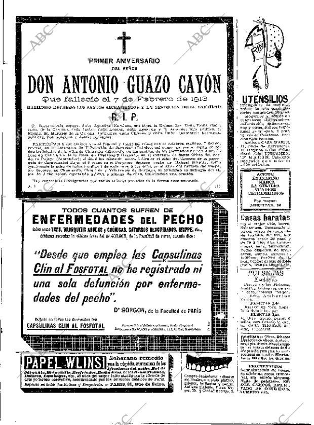 ABC MADRID 06-02-1914 página 19