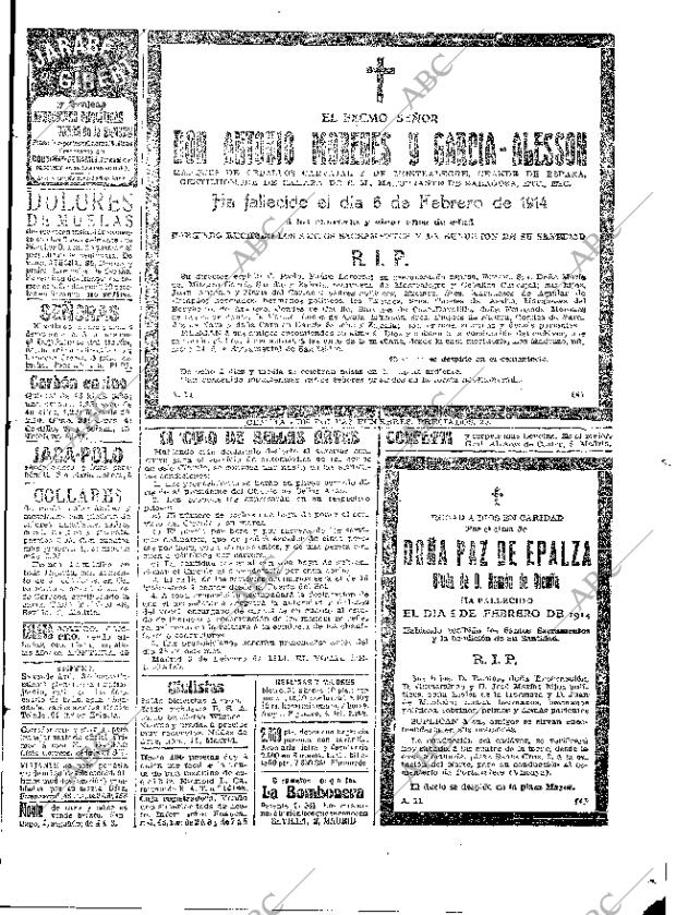 ABC MADRID 07-02-1914 página 19