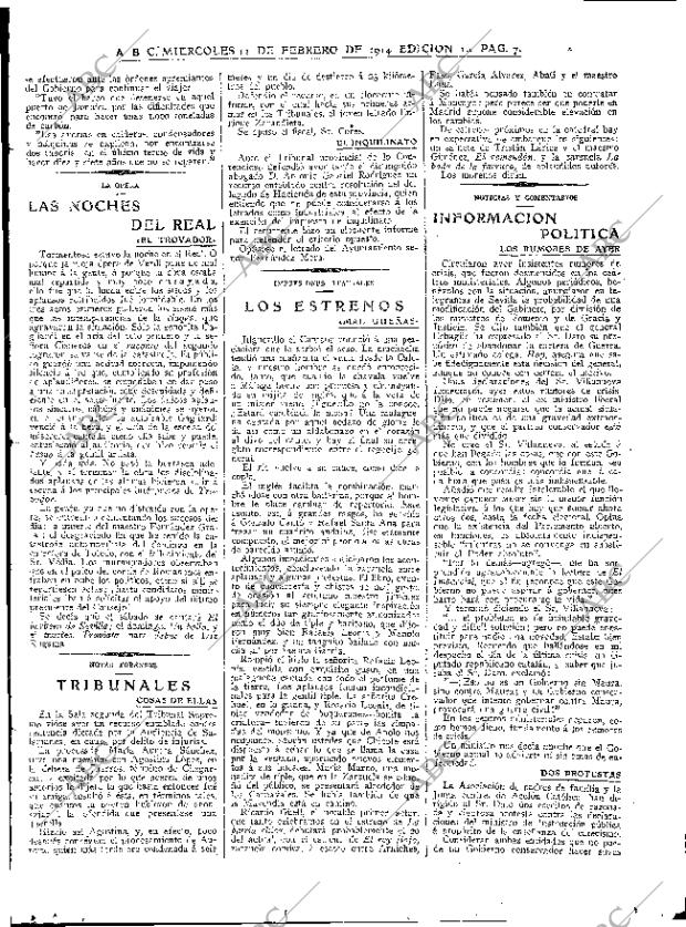 ABC MADRID 11-02-1914 página 7