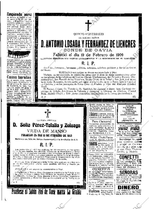 ABC MADRID 18-02-1914 página 19