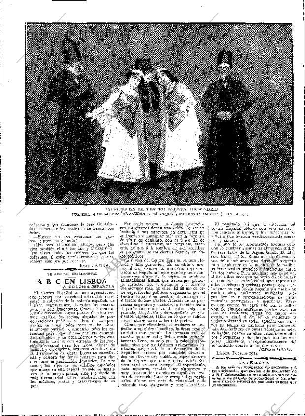 ABC MADRID 18-02-1914 página 4