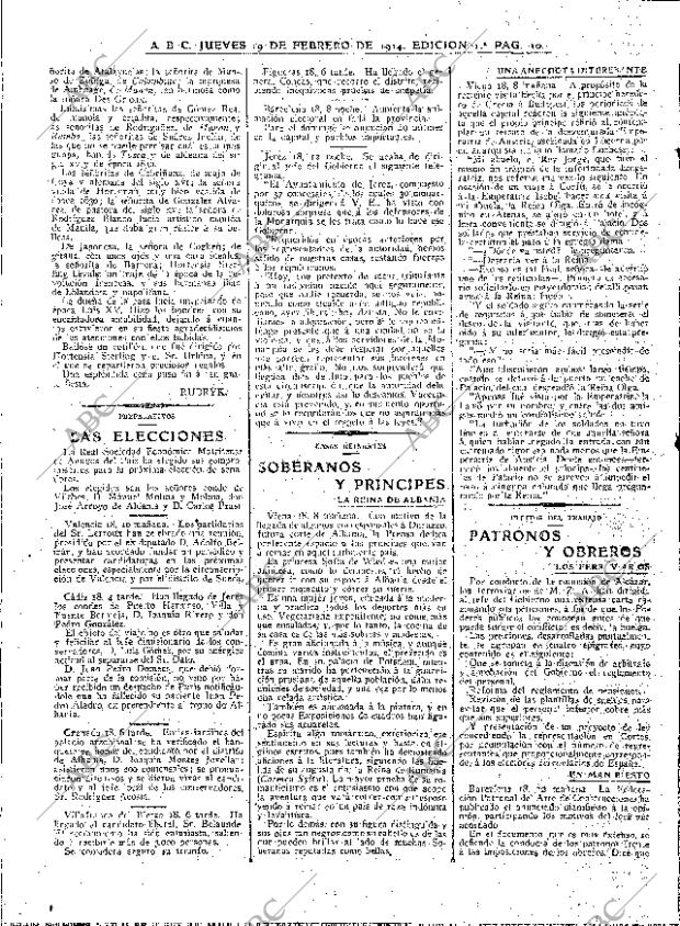 ABC MADRID 19-02-1914 página 12