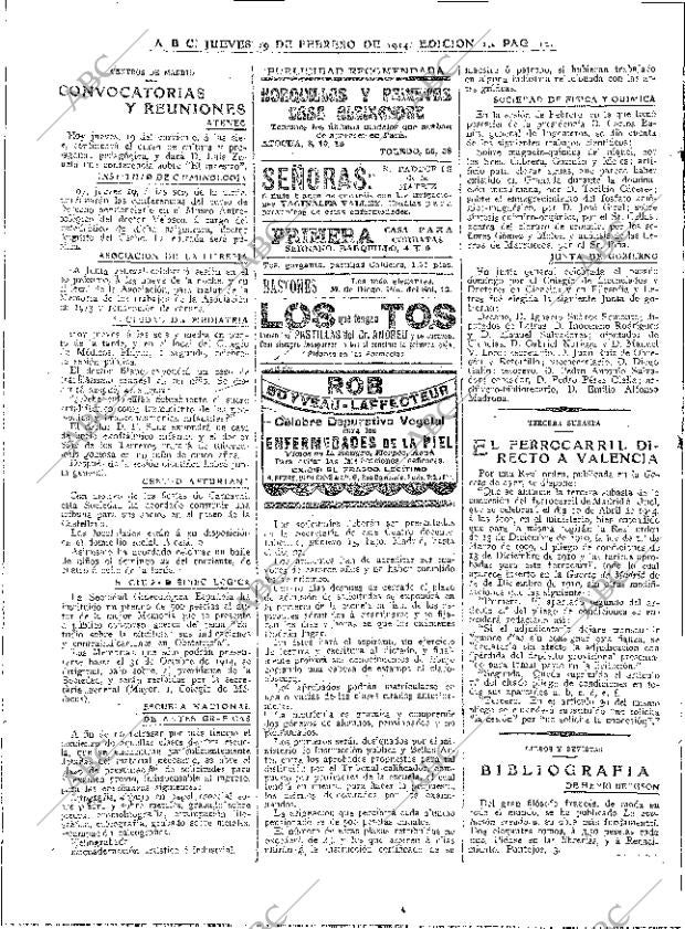 ABC MADRID 19-02-1914 página 14