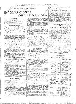 ABC MADRID 19-02-1914 página 16