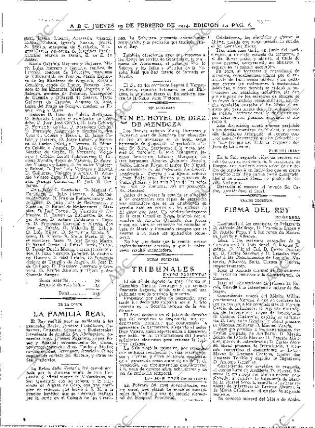 ABC MADRID 19-02-1914 página 8