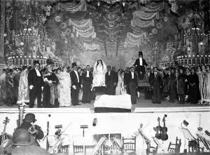 Teatro Apolo de Madrid,una escena del último cuadro de la Obra "la boda de la...