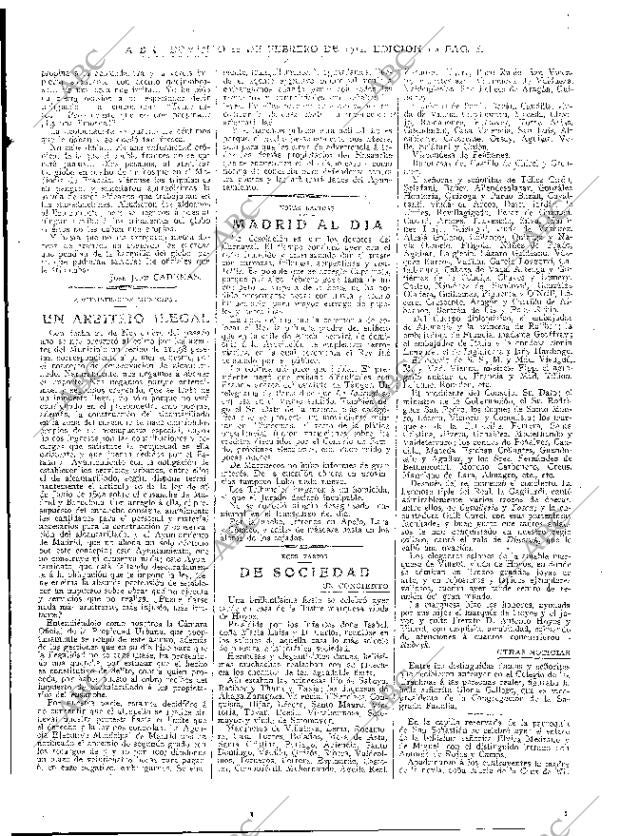 ABC MADRID 22-02-1914 página 5