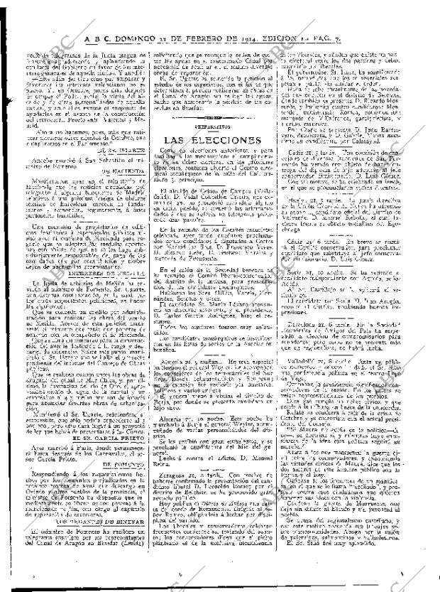 ABC MADRID 22-02-1914 página 7