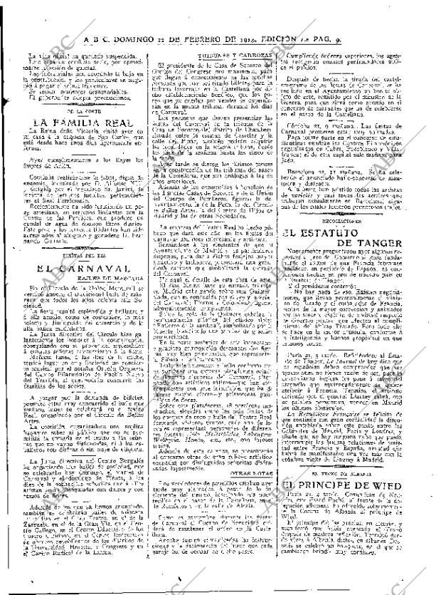 ABC MADRID 22-02-1914 página 9
