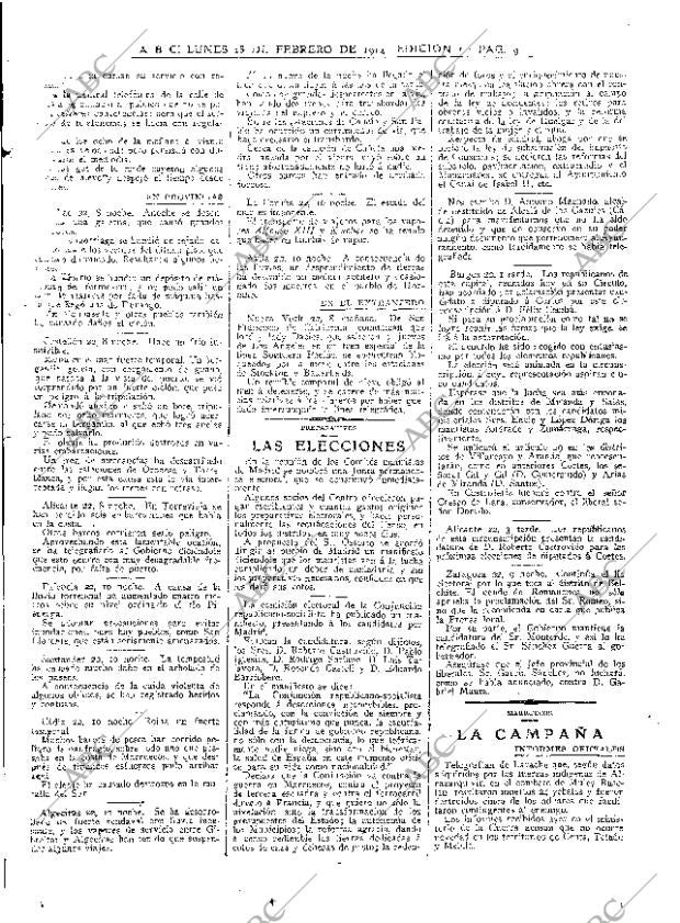 ABC MADRID 23-02-1914 página 9