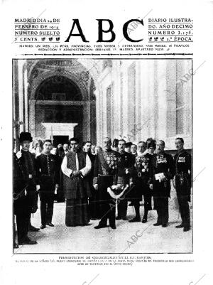 ABC MADRID 24-02-1914 página 1