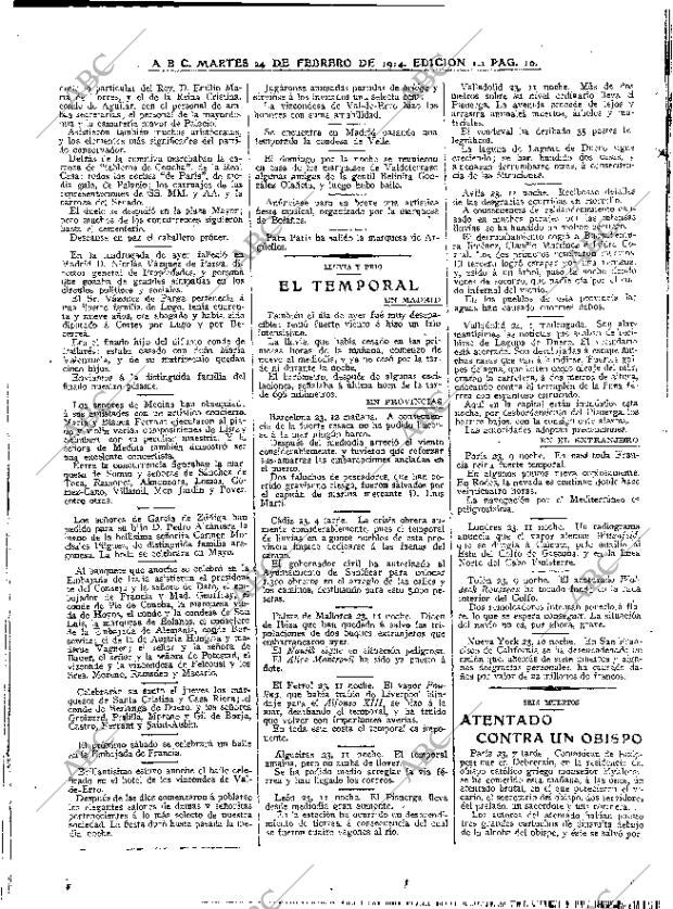 ABC MADRID 24-02-1914 página 10