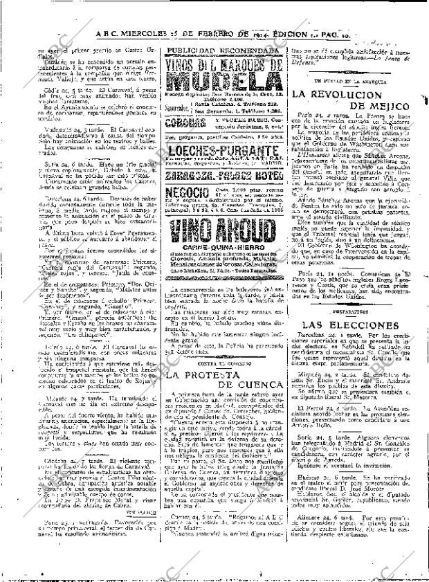ABC MADRID 25-02-1914 página 10