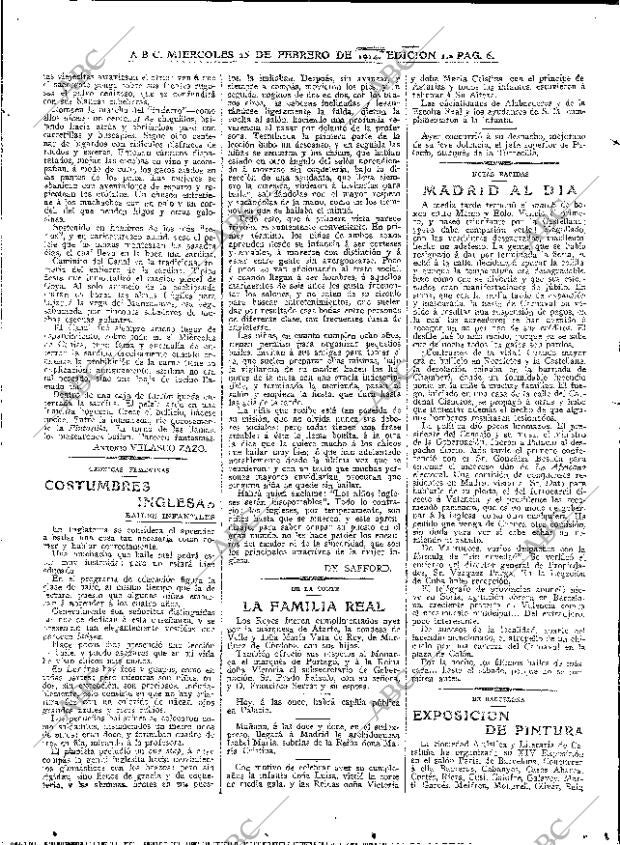 ABC MADRID 25-02-1914 página 6