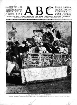 ABC MADRID 26-02-1914 página 1