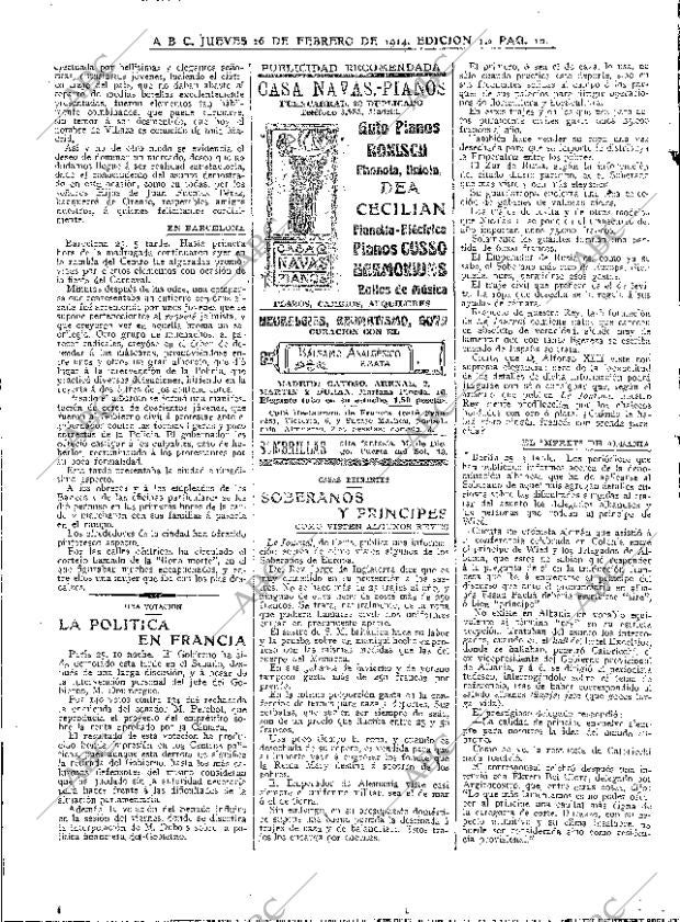 ABC MADRID 26-02-1914 página 10