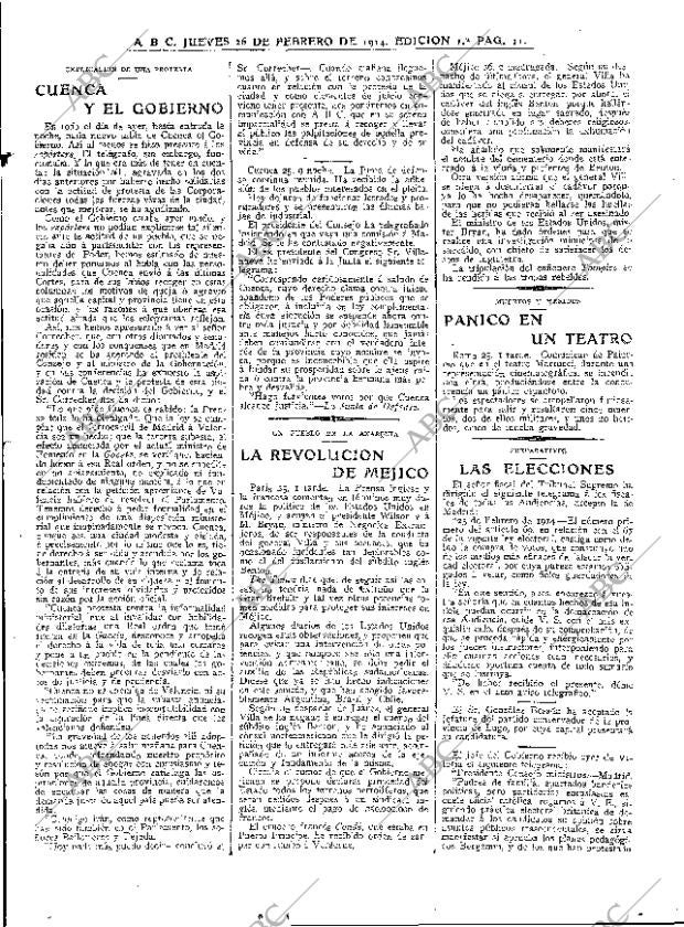 ABC MADRID 26-02-1914 página 11