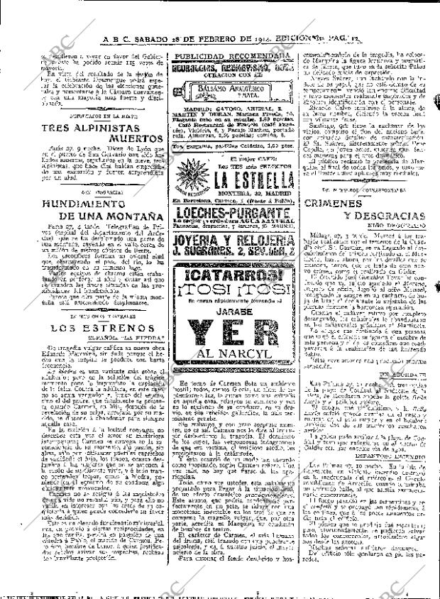 ABC MADRID 28-02-1914 página 12