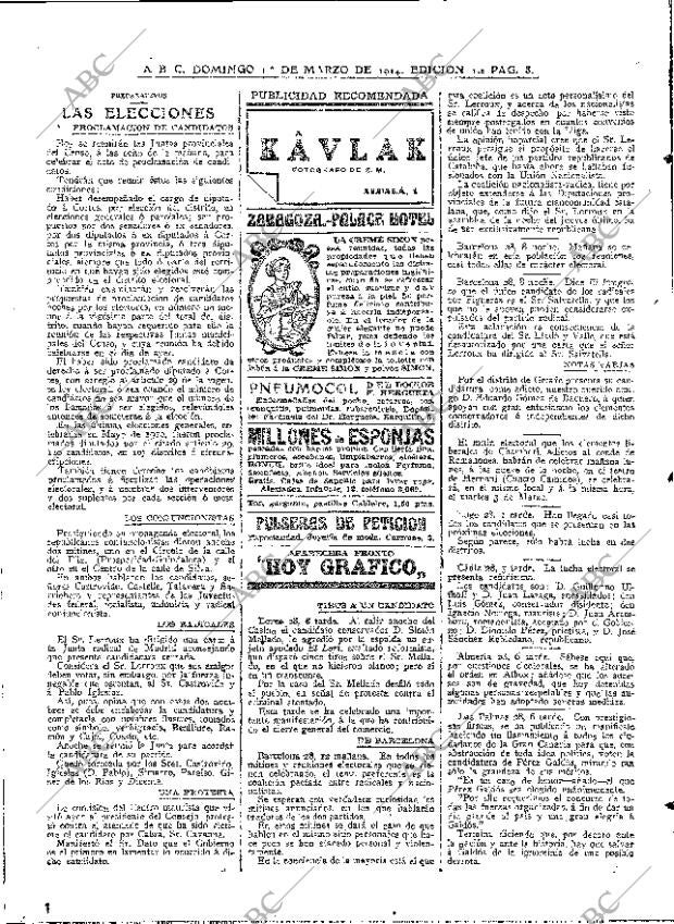 ABC MADRID 01-03-1914 página 8