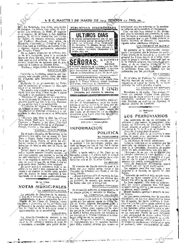 ABC MADRID 03-03-1914 página 10