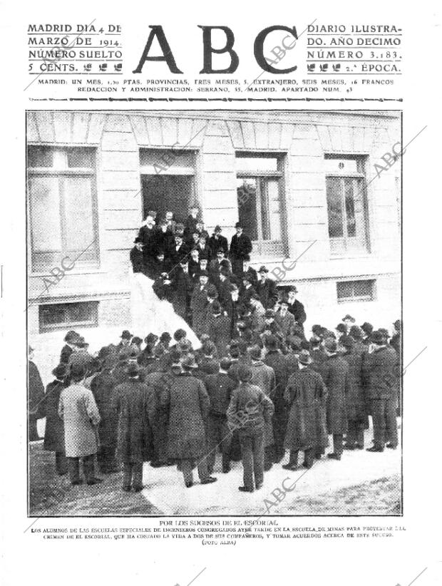 ABC MADRID 04-03-1914 página 1