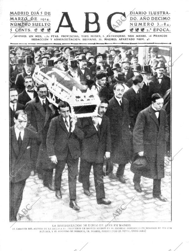 ABC MADRID 05-03-1914 página 1