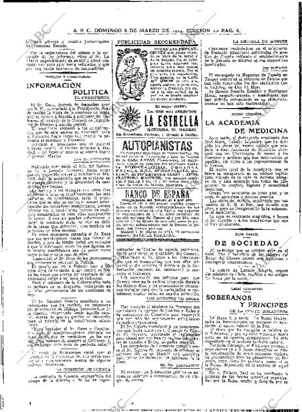ABC MADRID 08-03-1914 página 6