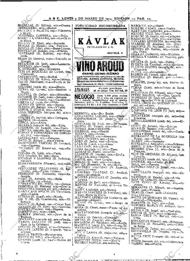 ABC MADRID 09-03-1914 página 10