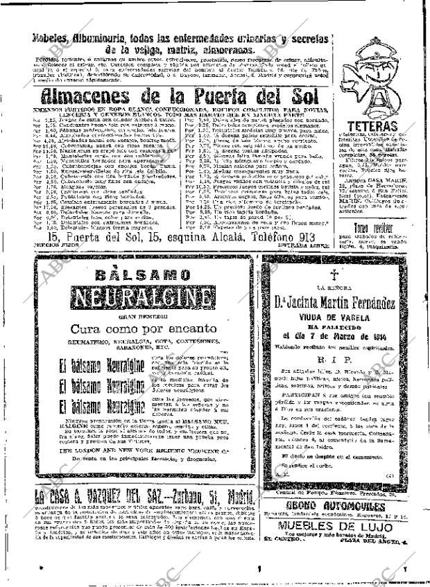 ABC MADRID 09-03-1914 página 20