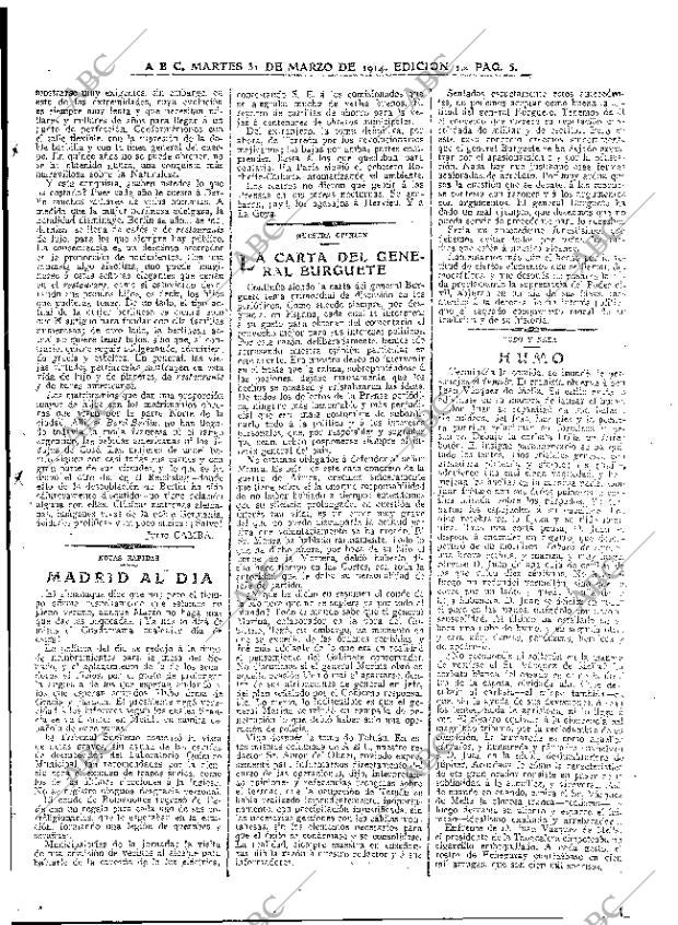 ABC MADRID 31-03-1914 página 5