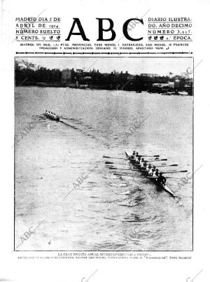 ABC MADRID 05-04-1914 página 1