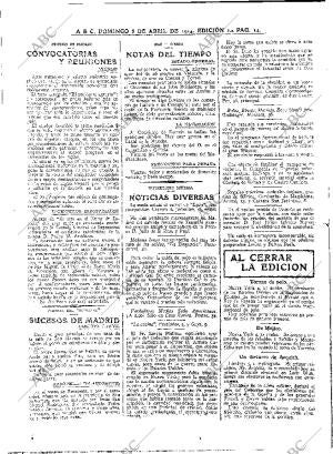 ABC MADRID 05-04-1914 página 14