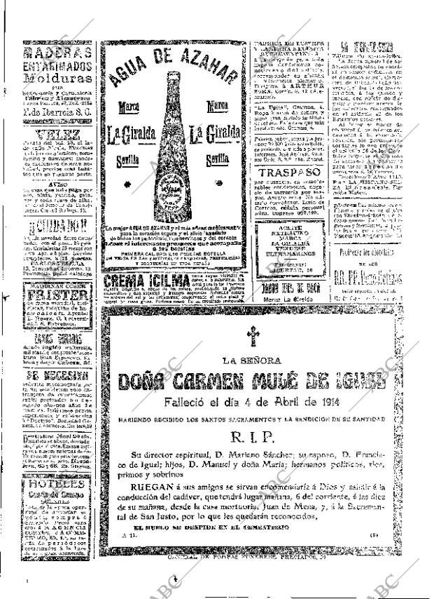 ABC MADRID 05-04-1914 página 17