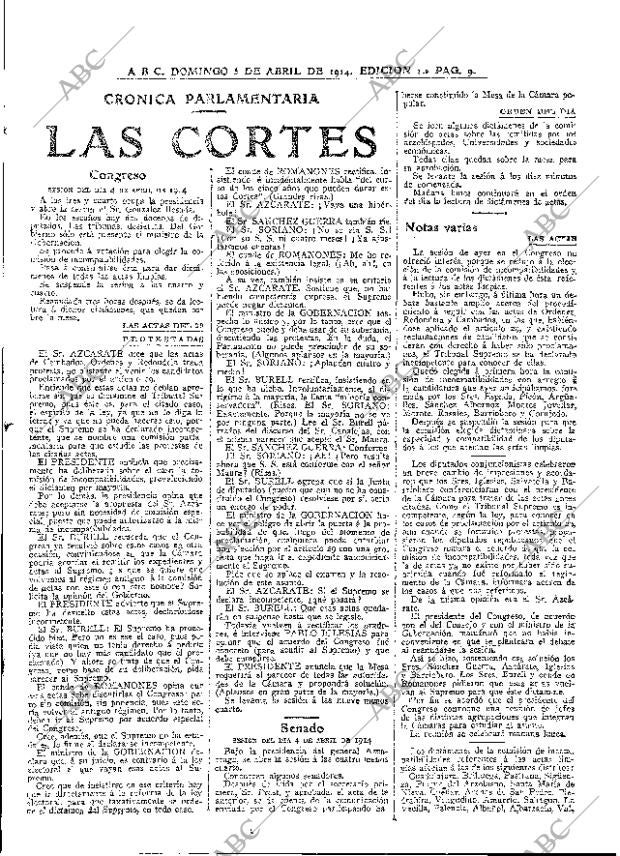 ABC MADRID 05-04-1914 página 9