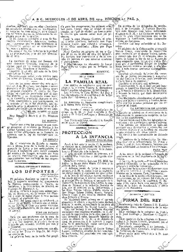 ABC MADRID 15-04-1914 página 7