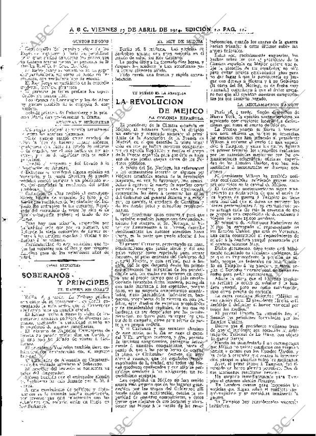 ABC MADRID 17-04-1914 página 11