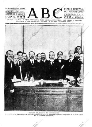 ABC MADRID 23-04-1914 página 1