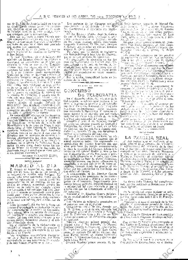 ABC MADRID 23-04-1914 página 5
