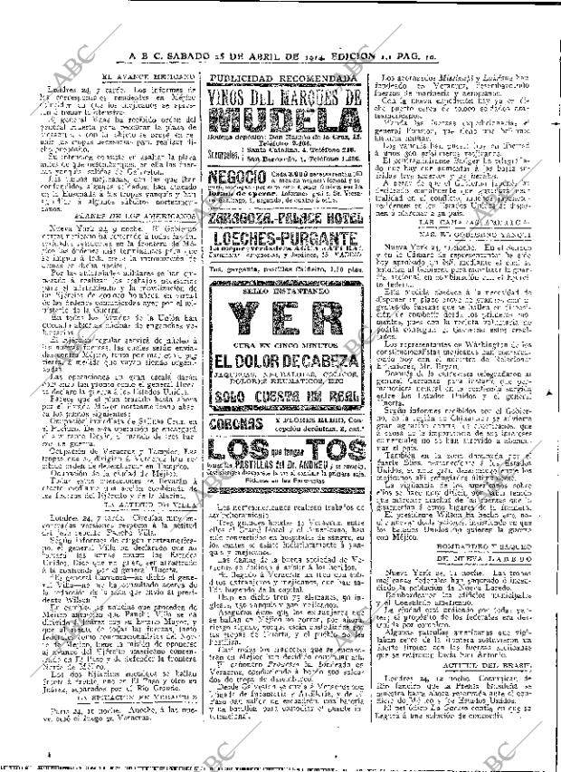 ABC MADRID 25-04-1914 página 10