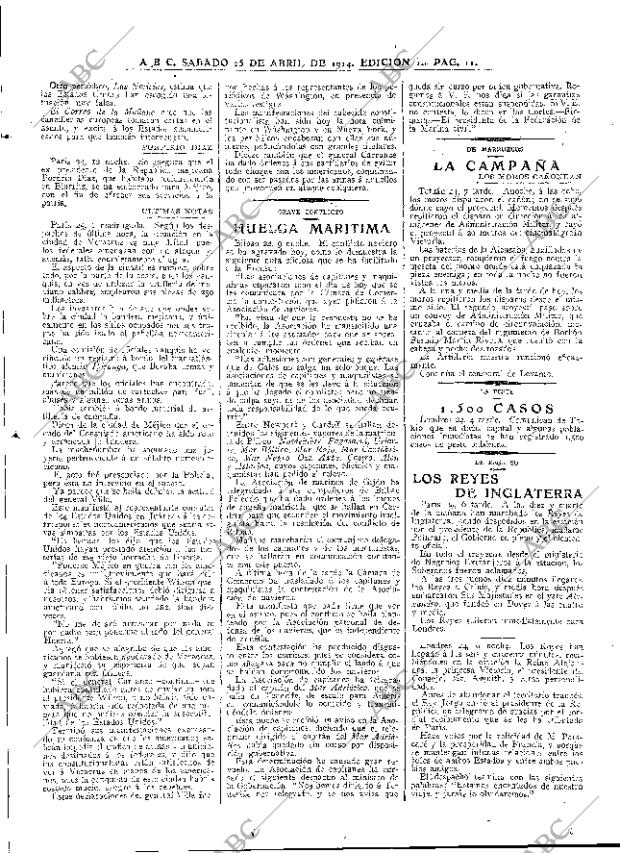 ABC MADRID 25-04-1914 página 11