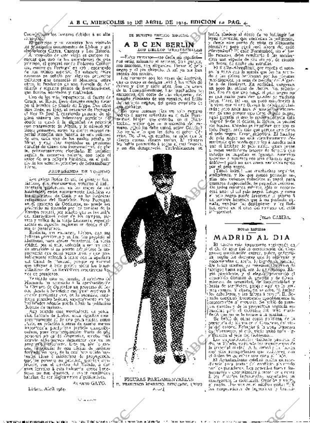ABC MADRID 29-04-1914 página 4